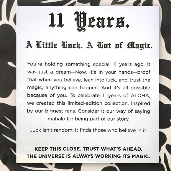 ALOHA Collection—Heipua Go-To Tote Bag—Lucky 11 Limited Edition *NWT* - Picture 6 of 6